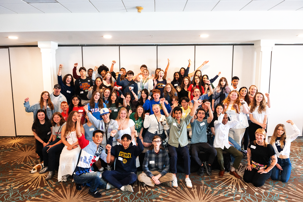 YEC 2025 celebration showing students and families enjoying activities in San Diego